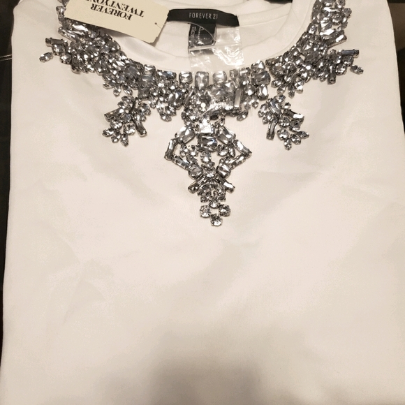 Forever 21 Tops - Jeweled knit shirt